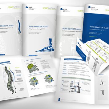 A4 Schulungshefte für Ergonomieworkshops
